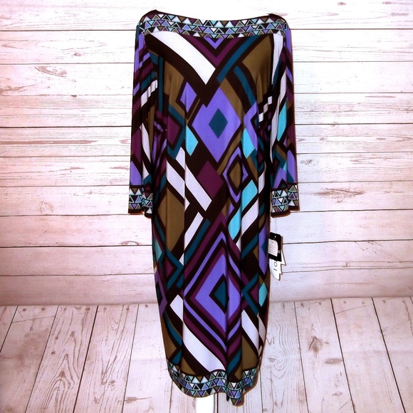 Studio I Dresses & Skirts - NWT StudioI Dress Fabulous Retro Print! 1X